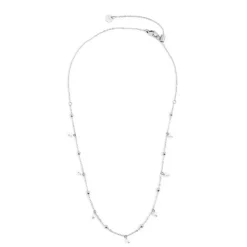 Fashion Collana catena con sfere e perle Collane