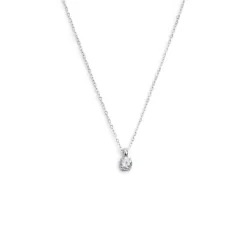 Sale Collana catena cutting cross zircone centrale 4,25mm Collane