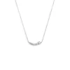 Outlet Collana catena cutting cross con zirconi centrali Collane
