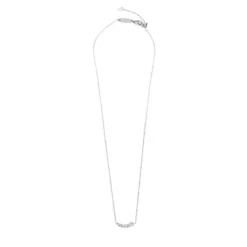 Outlet Collana catena cutting cross con zirconi centrali Collane