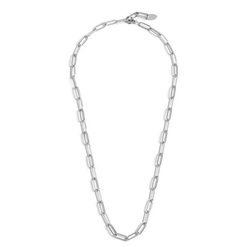 Outlet Collana catena maglia larga Collane