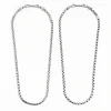 Outlet Collana catena oval box 4mm Collane