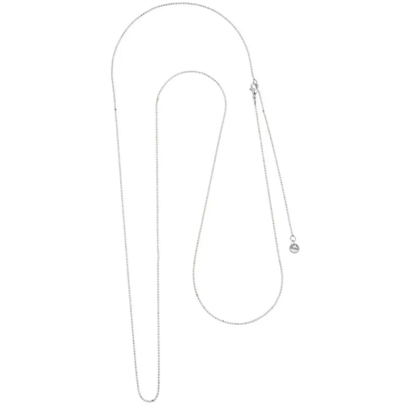 Outlet Collana catena pallini sfaccettati Collane