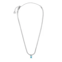 Online Collana catena snake con zircone baguette Collane