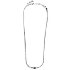 Outlet Collana catena snake con sfera centrale Collane