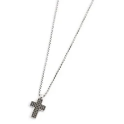 Hot Collana con croce pendente con zirconi Collane