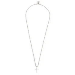 Fashion Collana con croce pendente e zircone Collane