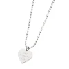 Outlet Collana con cuore pendente turchese Collane