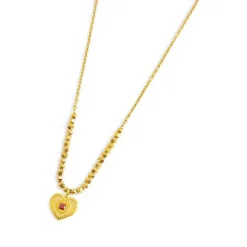 Best Collana con cuore pendente ed ematite Collane