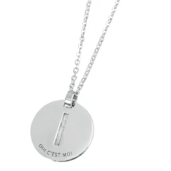 Outlet Collana con lettera cristalli Collane