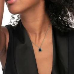 Discount Collana con onice nera quadrata Collane