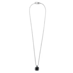 Discount Collana con onice nera quadrata Collane