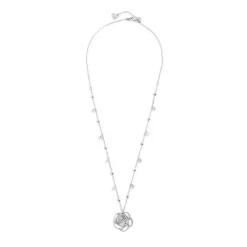 Best Collana con pendente rosa con cristalli Collane