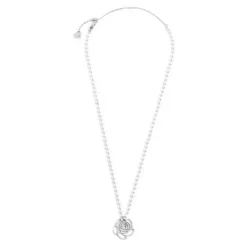 Hot Collana con pendente rosa con cristalli Collane