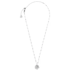 Discount Collana con pendente rosa con cristalli Collane