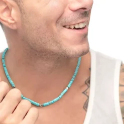 New Collana con pietre a rondelle Collane