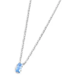 Online Collana con zircone baguette Collane