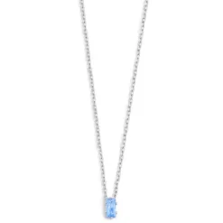 Online Collana con zircone baguette Collane