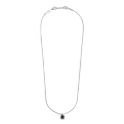 Discount Collana con zircone nero quadrato Collane