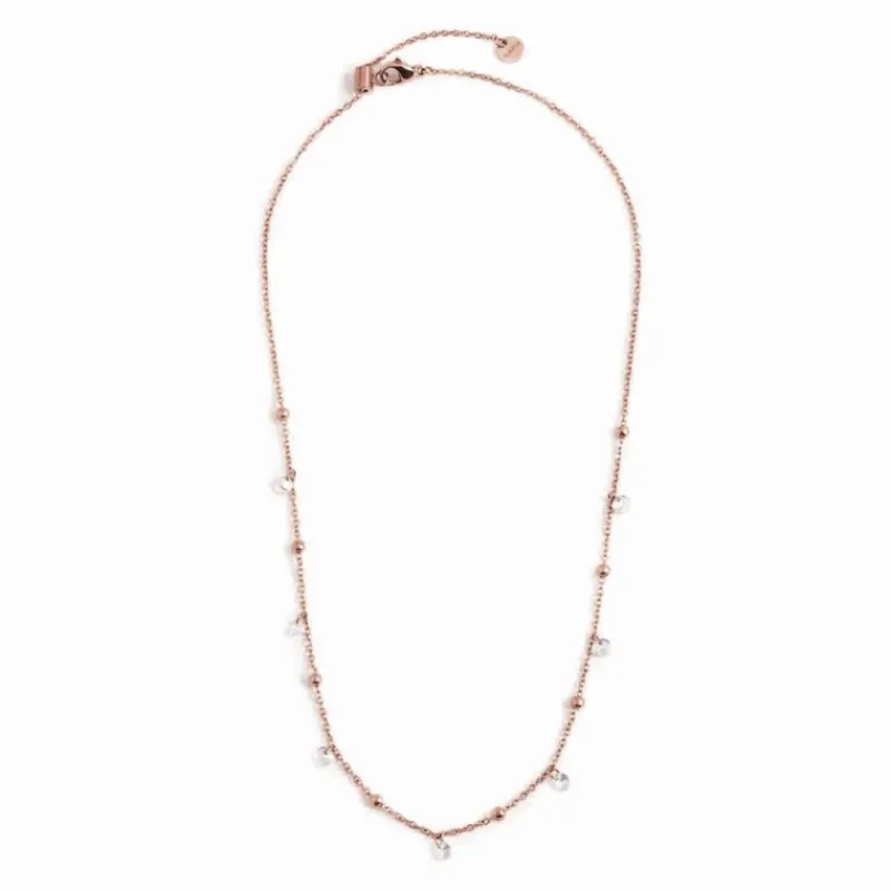 Fashion Collana con zirconi e sfere Collane
