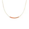 Online Collana con zirconi e smalto Collane