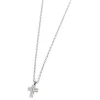 New Collana croce con cristalli Collane