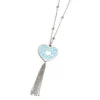 New Collana cuore amore con nappa Collane