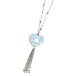 New Collana cuore amore con nappa Collane