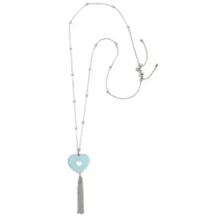 New Collana cuore amore con nappa Collane