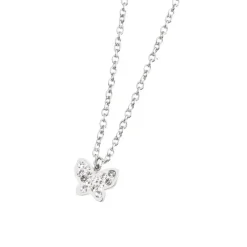 Outlet Collana farfalla con cristalli Collane