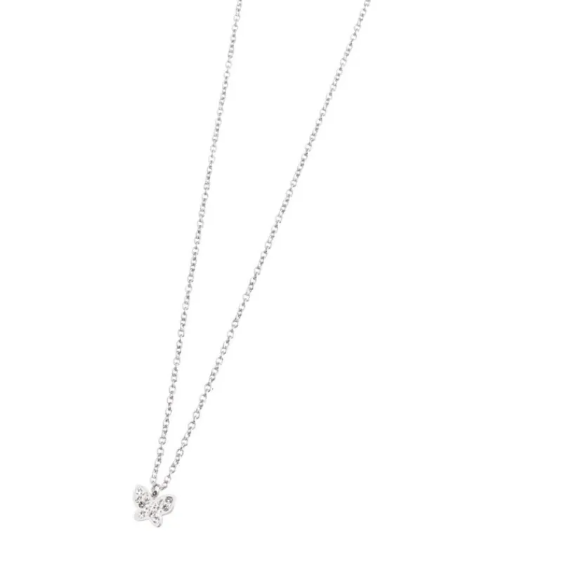 Outlet Collana farfalla con cristalli Collane