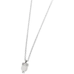 Outlet Collana gufo con cristalli Collane