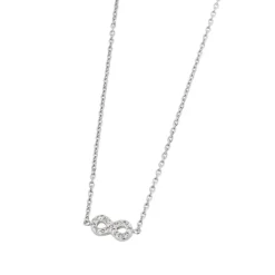 Online Collana infinito con cristalli Collane