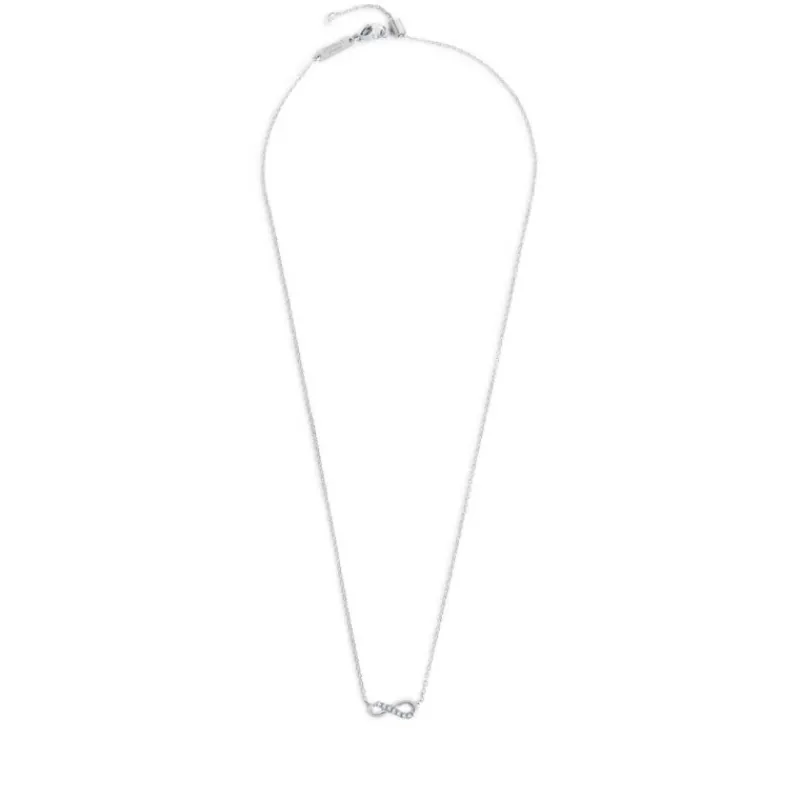 Hot Collana infinito con zirconi bianchi Collane