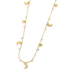 Discount Collana luna e stelle Collane
