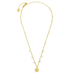 Hot Collana medaglietta infinito pendente con zirconi Collane