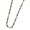 Fashion Collana occhio di tigre e pietra lavica Collane