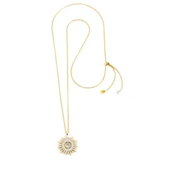 Clearance Collana pendente sole 30mm Collane