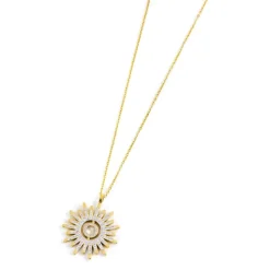 Clearance Collana pendente sole 30mm Collane