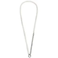 Fashion Collana perle con catena a sfere Collane