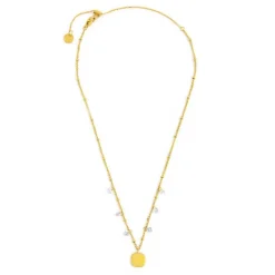 Best Collana piastrina cuore pendente con zirconi Collane