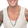Hot Collana pietre pirite e catena sonaglio e rolò Collane