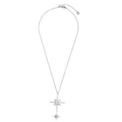 New Collana rosa dei venti doppio pendente Collane