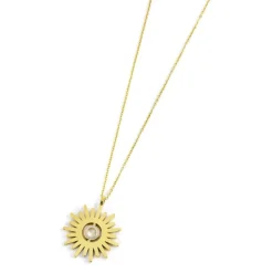 Fashion Collana sole pendente 30mm Collane