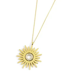Discount Collana sole pendente 50mm Collane
