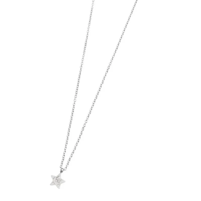 Online Collana stella con cristalli Collane