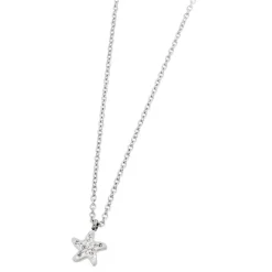 Sale Collana stella marina con cristalli Collane