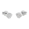 Online Orecchini a lobo cane con cristalli Orecchini