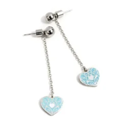 Outlet Orecchini con pendente cuore Orecchini