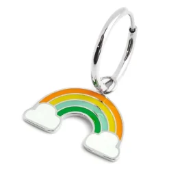Online Orecchino a cerchio arcobaleno Orecchini